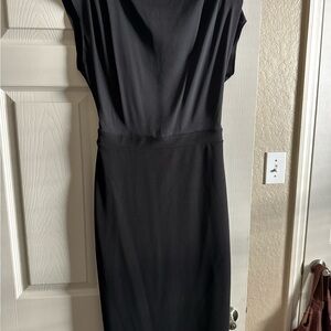 Express Classic Black Midi Dress